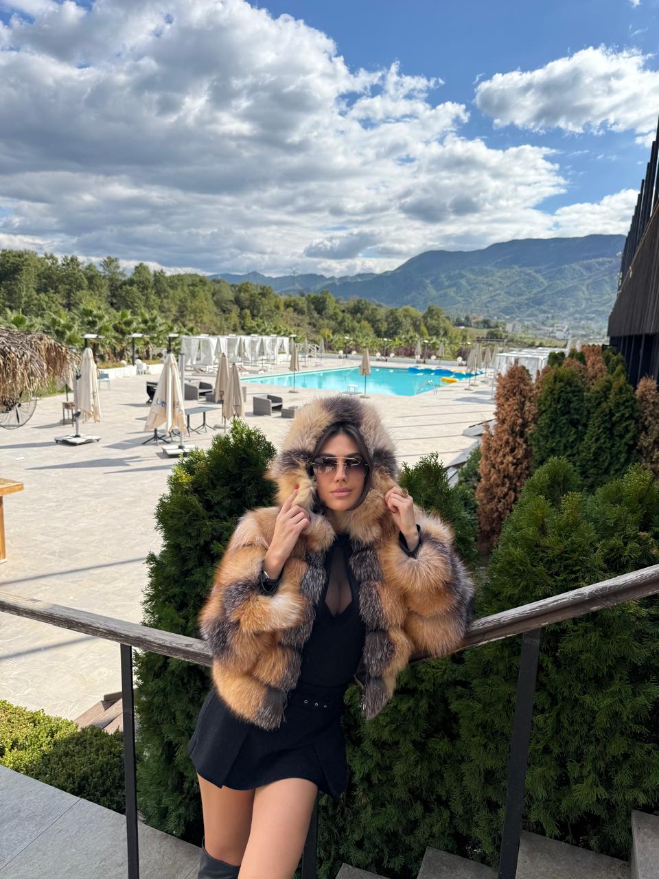 Hooded 3n1 red fox model