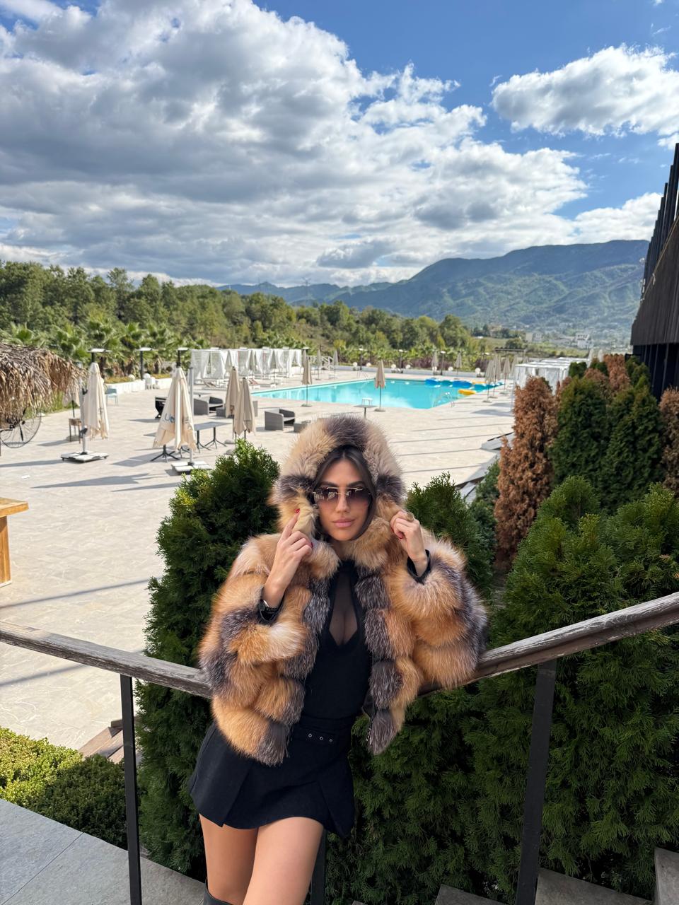 Hooded 3n1 red fox model