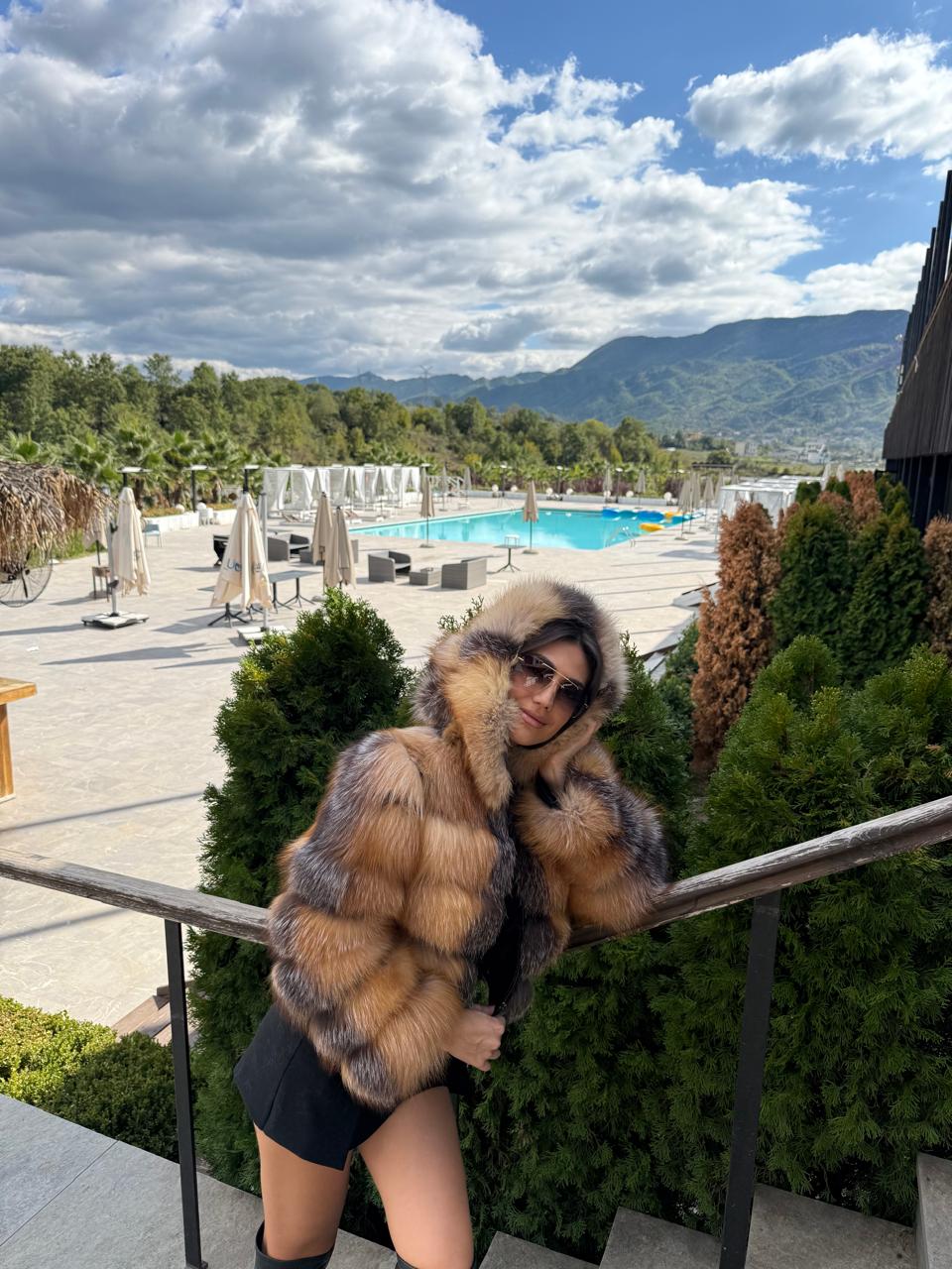 Hooded 3n1 red fox model