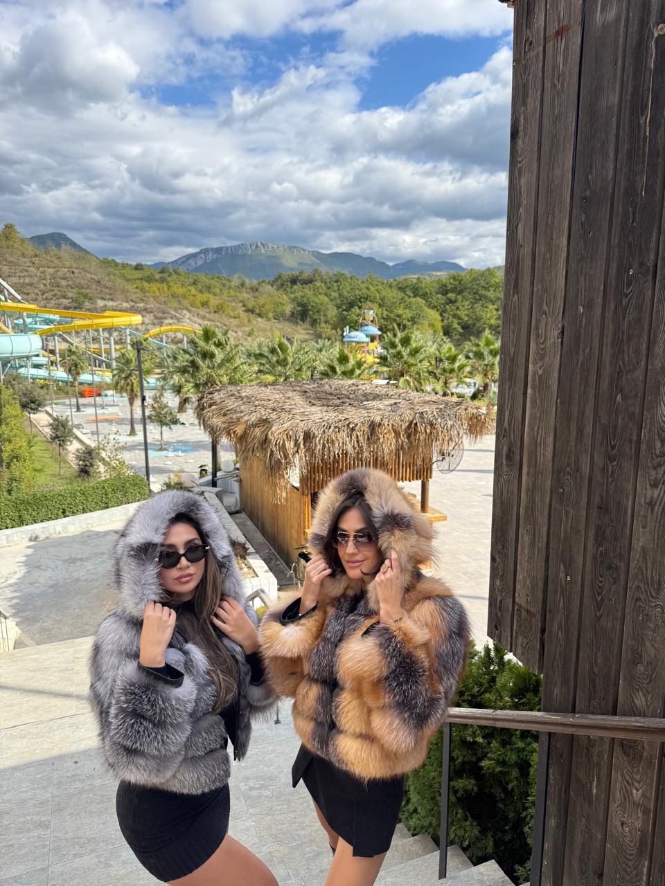 Hooded 3n1 red fox model