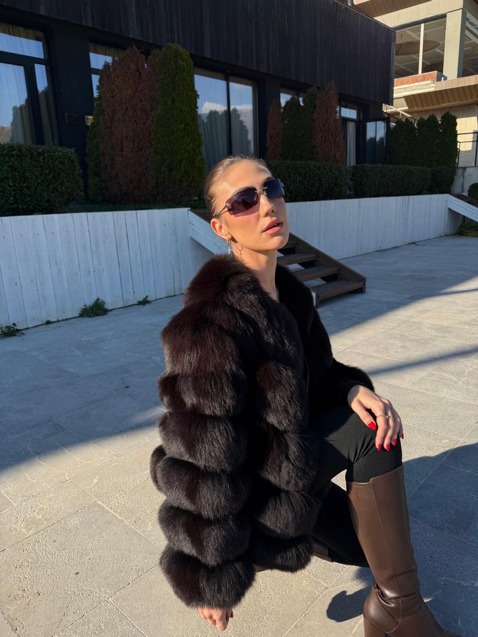 Dark chocolate 2n1 fox model